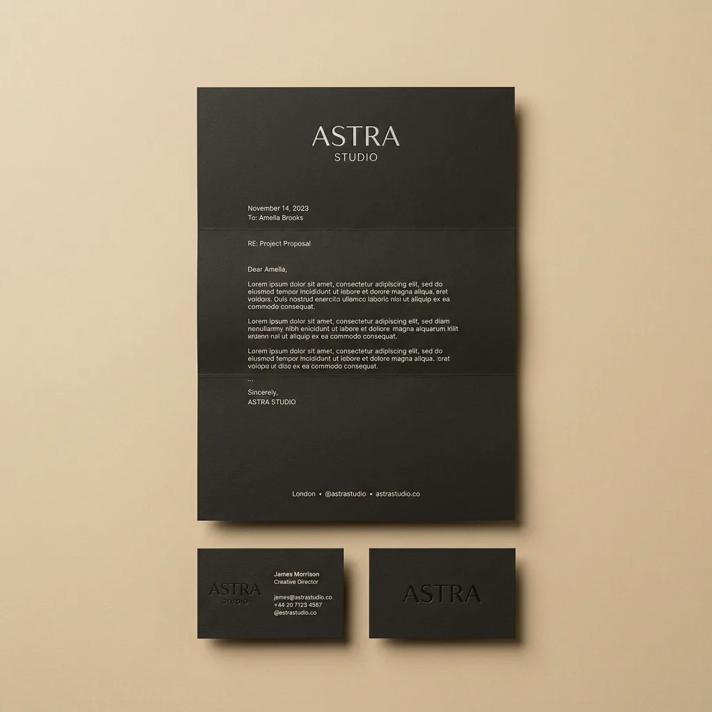 Branding & Logo Design Mockup
