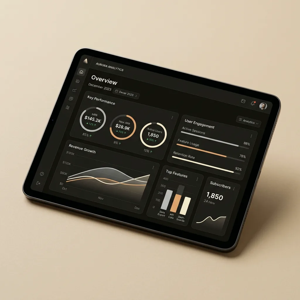 SaaS Applications Mockup